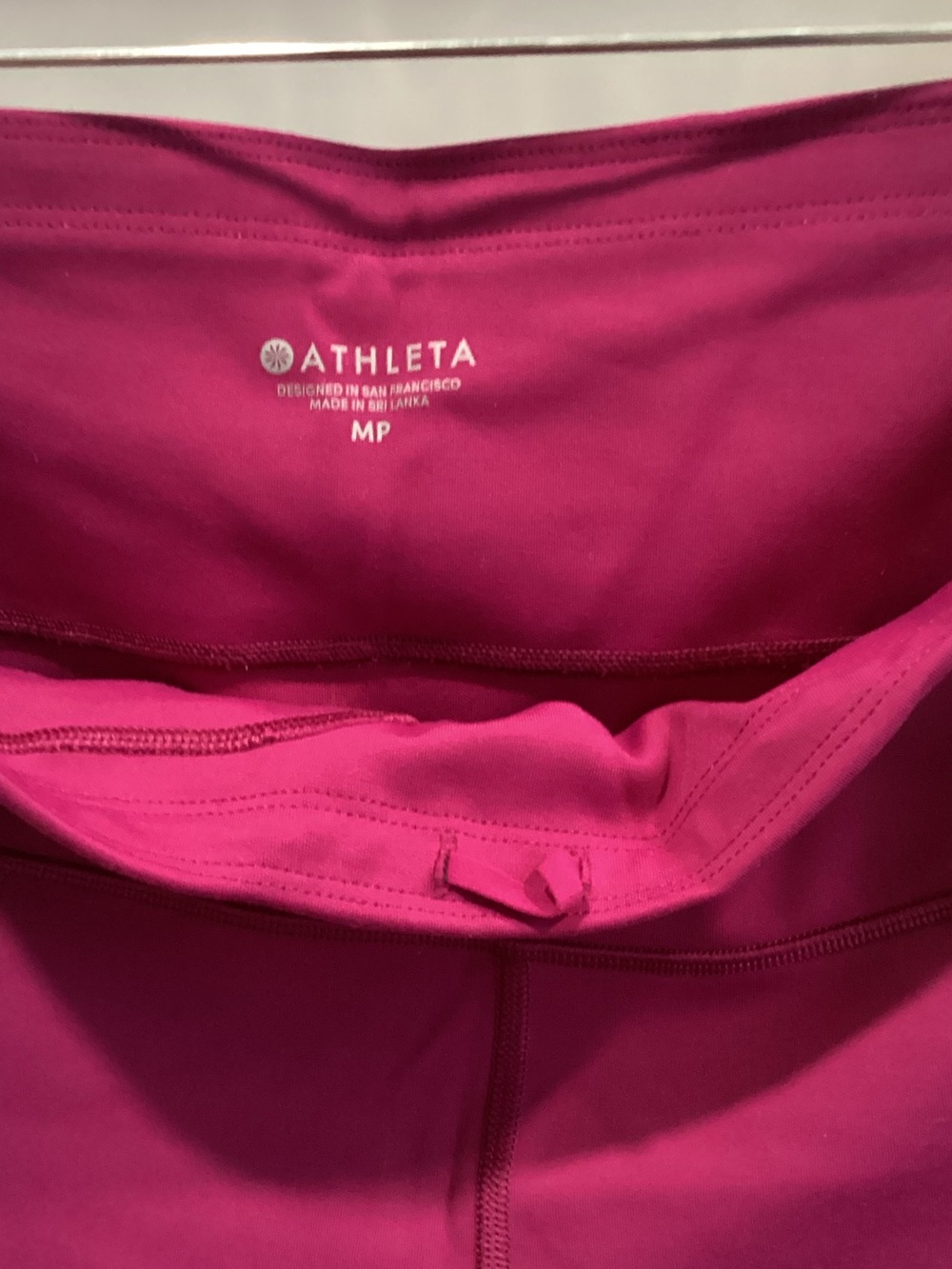 Women Athleta Capri Leggings - Magenta / Raspberry - Picture 2 of 7